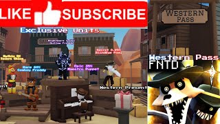 Roblox Five Nights TD Western Update [upl. by Eelarbed]