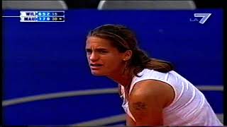 Amelie Mauresmo vs Serena Williams 2003 SF Rome [upl. by Assenav]