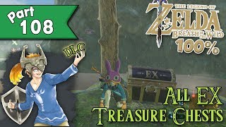 Legend of Zelda Breath of the Wild 100 walkthrough Part 108  All DLC EX Sidequests [upl. by Adnauqahs]