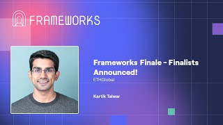 Frameworks 2024  Finale and Finalists Announced [upl. by Akehsyt618]