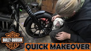 Harley Davidson Quick Makeover Nearly Finished Part 7 [upl. by Livvie]