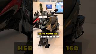 Hero Xoom 160 Adventure Maxi Scooter showcased in India  BikeWale shorts [upl. by Aliet]