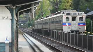 Brief Moment at Elkins Park Airport bound local train departing Elkins Park [upl. by Yarehs]