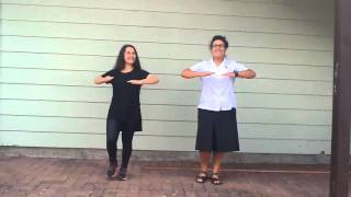 Rutherford College Haka Female Actions [upl. by Enwad]