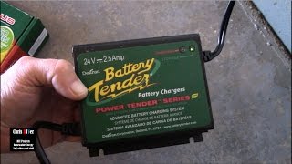 How to maintain your battery bank  Deltran 24volt quotBattery Tenderquot chargermaintainer [upl. by Hsreh]