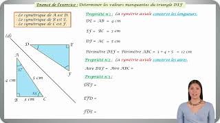 Tout savoir des propriétés de la symétrie axiale [upl. by Deragon54]