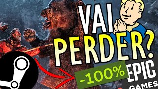 CORRA JOGOS GRÁTIS para PC na STEAM e EPIC GAMES  TODOS OS JOGOS QUE VOCÊ PODE RESGATAR e JOGAR [upl. by Kaenel]