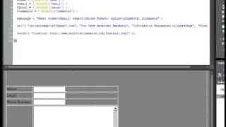 Feedback Form Tutorial  HTML amp PHP [upl. by Gaskill]