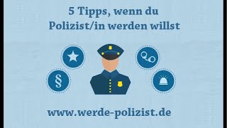 5 Tipps wenn du Polizistin werden willst 💡 Nicht verzagen Peter fragen [upl. by Tichon]