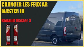 Comment changer le feu arrière sur Renault Master 3 Nissan NV400 Opel Movano  Tutoriel [upl. by Constantia]