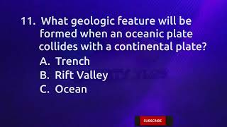 QUESTIONS ON PLATE BOUNDARIES WITH ANSWERS [upl. by Hanid]