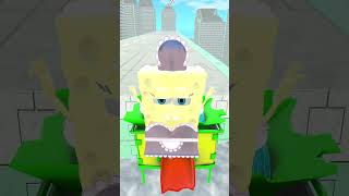 CHOOSE FAVORITE SPONGE BOB FAMILY TYPE 6 vs SUPER SHREDDER in Garrys Mod [upl. by Thorr979]