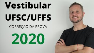 Vestibular unificado UFSC  UFFS 2020  Questão 01  Gabarito Comentado  Correção prova 2º dia [upl. by Normac]