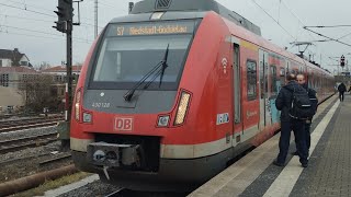 DER SOHN VON RIEDBAHN IST ZURÜCK Mitfahrt SBahn RheinMain S7 Frankfurt Hbf  RiedstadtGoddelau 😱 [upl. by Lyndes]