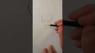 COMO DESENHAR O POKÉMON MEWTWO MEWTWO POKÉMON [upl. by Molini]