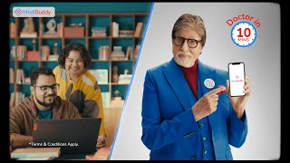 General Physicians in 10 minutes  Ft Amitabh Bachchan  MediBuddy DoctorIn10Mins [upl. by Cralg]