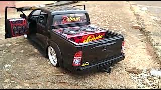 mini Hilux preta com som deboxe  escrevase deixe o like para verem mais miniaturas top [upl. by Ribak520]