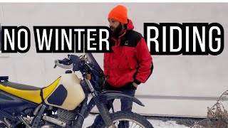 No winter motorcycle riding [upl. by Selwin]