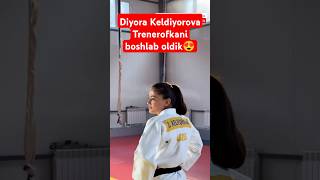 Diyora Keldiyorova Trenerofkada viralshorts diyorakeldiyorova judo reels trending o sports [upl. by Warrin288]