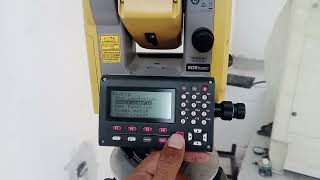 How to do unite ampsetting setup in Topcon total station GM52 Series [upl. by Lati392]