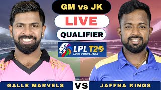 Live GM vs JK LPL 2024  Galle Marvels vs Jaffna Kings Live T20 Match Lanka Premier League 2024 [upl. by Philippa]