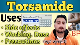 Dytor 10  Torsemide 20mg Uses Side effects Working Interaction Dose Price in Hindi [upl. by Heurlin241]