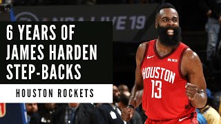 James Harden  Over 90 Minutes of Harden StepBacks  Houston Rockets [upl. by Rosmunda]