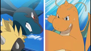 Ash  Dragonite  Vs Korrina  Mega Lucario  Ep 25 Pokemon AMV  Wake up [upl. by Butcher]