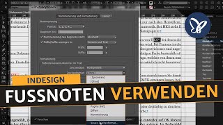 Großprojekte in Adobe InDesign Fußnoten verwenden [upl. by Aneahs771]