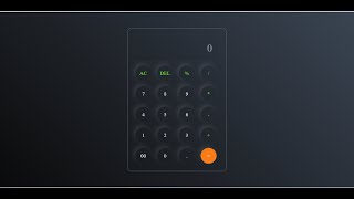 Créer une Calculatrice en HTML CSS et JavaScript  Partie HTML [upl. by Duff]