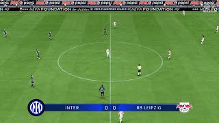 Champions League Inter X RB Leipzig  EA Sports FC 24 4K60FPS [upl. by Boonie702]