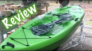 Lifetime Tahoma Kayak  Unboxing and Review Fishing Kayak [upl. by Yemac835]