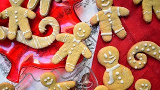 GALLETAS DE JENGIBRE NAVIDEÑAS  VEGANAS Y DELICIOSAS [upl. by Alanah859]