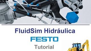 FluidSim Hidráulica  Tutorial  Parte 6 [upl. by Neerac]