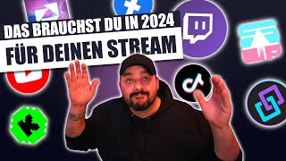 Ich zeige DIR was DU brauchst um in 2024 zu Streamen stream twitch software [upl. by Ynelram214]