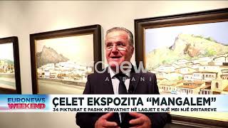 Çelet ekspozita “Mangalem” 34 piktura në lagjet e një mbi një dritareve [upl. by Nanni]