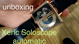 Xeric Soloscope Automatic Rose gold  Unboxing and first look [upl. by Arbmahs]