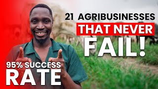 Agribusinesses that Never Fail 21 AgriBusinesses with Amazingly Low Failure Rates to start in 2024 [upl. by Zul]