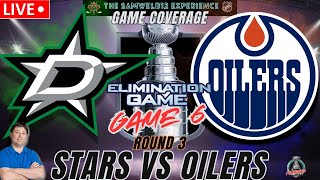 NHL Playoffs Live DALLAS STARS at EDMONTON OILERS Elimination Game 6 [upl. by Snehpets]