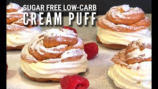 DIABETIC LOWCARB RECIPES MOST DELICIOUS SUGAR FREE CREAM PUFFS [upl. by Menendez344]