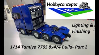 114 Tamiya 770S 8x44 Build  Part 2 [upl. by Sherrie]