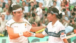 Arantxa SanchezVicario vs Kimiko Date 1995 Roland Garros SF Highlights [upl. by Ainslee943]