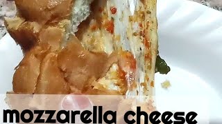 MOZZARELLA CHEESE WITHOUT RENNET HOMEMADE MOZZARELLA CHEESE pizza cheese recipe [upl. by Rosenthal]