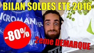 Bilan SOLDES Ete 2016 2eme Démarque [upl. by Langille441]