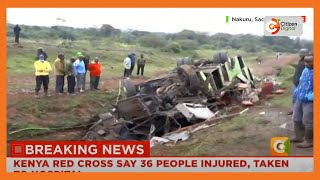 6 people killed in a road accident in Sachangwan area Nakuru [upl. by Zetnwahs]