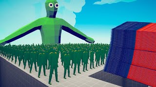 200x ZOMBIE  2x GIANT vs EVERY GOD  Totally Accurate Battle Simulator TABS [upl. by Edrahs]