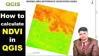 How to calculate NDVI in QGIS  NDVI  Normalized difference vegetation index  Amandeep Lamba [upl. by Sancha881]