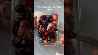 Superfood antioxidant packed and antiinflammatory Chia Seed Pudding Recipe in description [upl. by Selena]