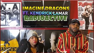 IMAGINE DRAGONS FT KENDRICK LAMAR RADIOACTIVE Reaction 🙌🏾🔥 [upl. by Hahn827]