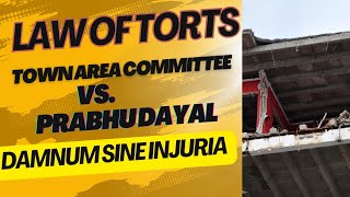 Law of torts Town area committee vs prabhul dayal  Damnum sine injuria  dullb casematerial [upl. by Nerek]